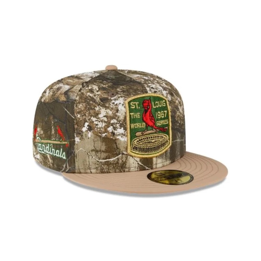 NWT Sz 7 1/4 Real Tree St. Louis Cardinals 59FIFTY Fitted Hat - Picture 5 of 10